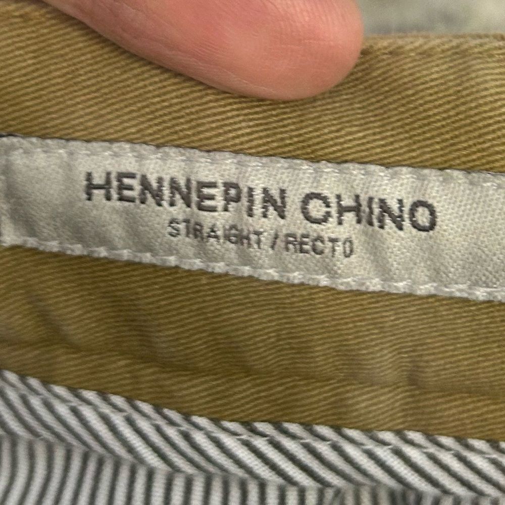 5 for $25🔥Goodfellow & Co Tan Khaki Hennepin Straight/ Recto Pants Size 40WX30L - Picture 6 of 7
